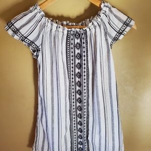 Girls Boho linen dress